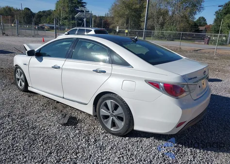 2011 Hyundai Sonata Hybrid z USA, uszkodzony, nr VIN KMHEC4A40BA008033